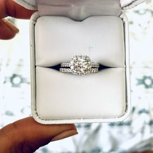 Size 5 custom Diamond wedding set.